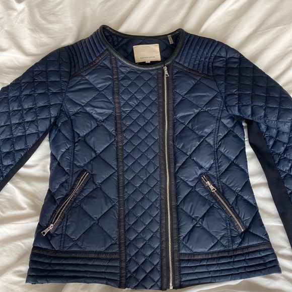 Rebecca Taylor Jackets \u0026 Coats | Rebecca Taylor - Pleated Spring Coat Navy | Color: Blue | Size: 6 | Juliarubens's Closet